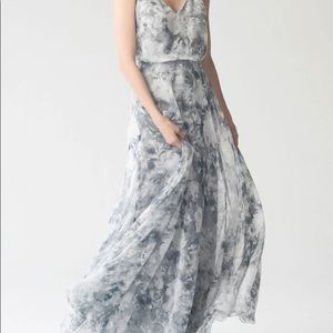 Jenny Yoo NWOT sz 4 Blue Mist Inesse